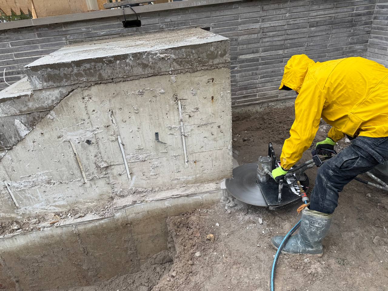 concrete flat cutting